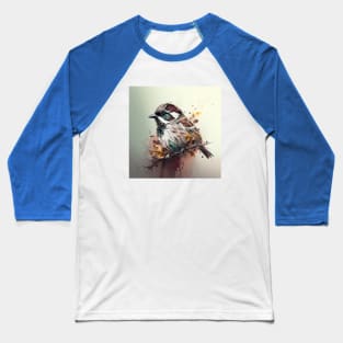 Sparrow Modern Design Baseball T-Shirt